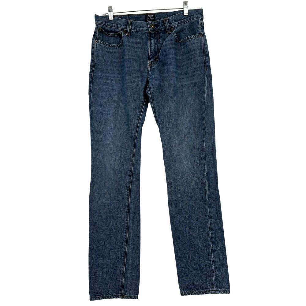 J. Crew The Driggs 100% Cotton Jeans Slim Leg Medium Wash Men's Size 30 x 30